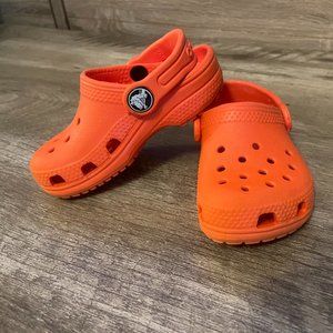 Orange Kids Crocs